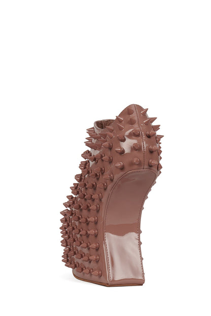 SHADOW-SPK Platform Wedge Boot - Blush Patent Blush | Jeffrey Campbell