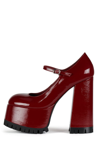TEMPERS Platform Mary-Jane - Black | Jeffrey Campbell