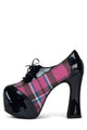 Navy Rose Plaid