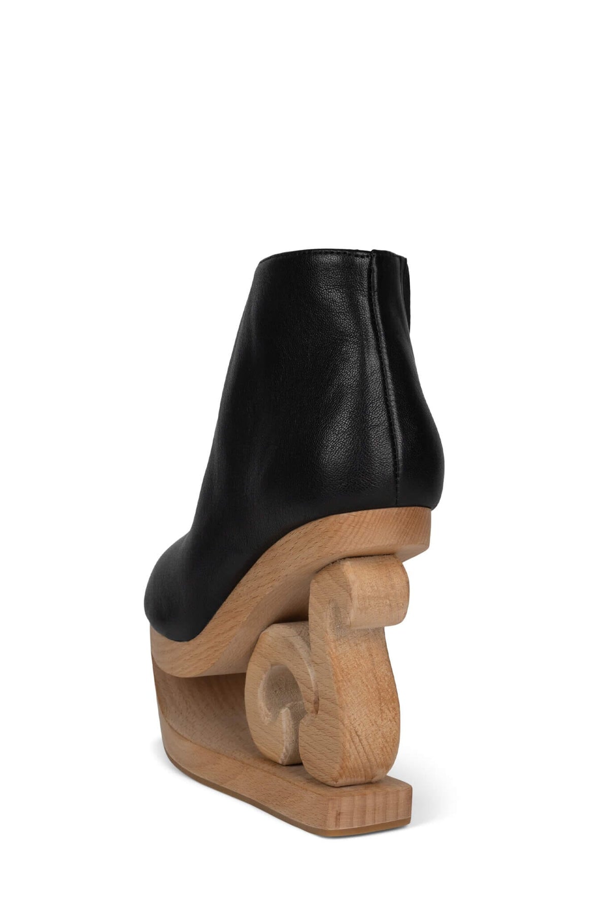SKATE Wooden Wedge Platforms - Black | Jeffrey Campbell