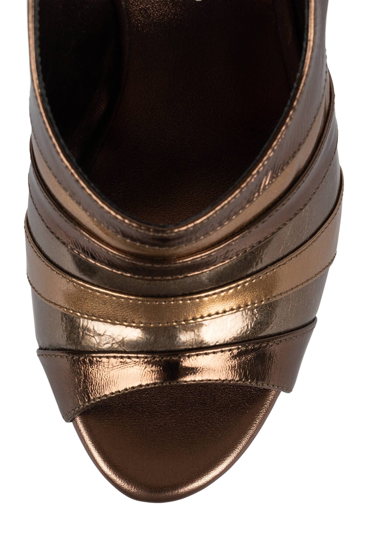 HYPERSPEED Slingback Sandal - Bronze Combo | Jeffrey Campbell