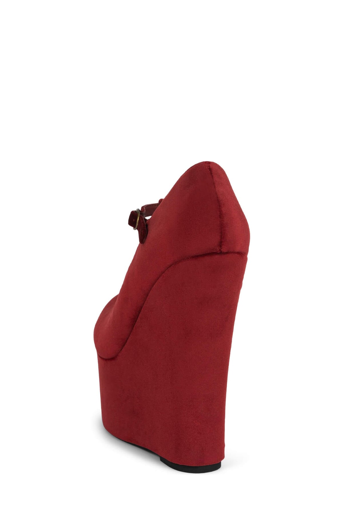 BAM-BAM Platform Mary-Jane - Wine Velvet | Jeffrey Campbell