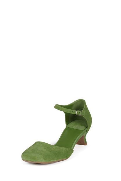 SCHOOLED - Green Suede | Jeffrey Campbell