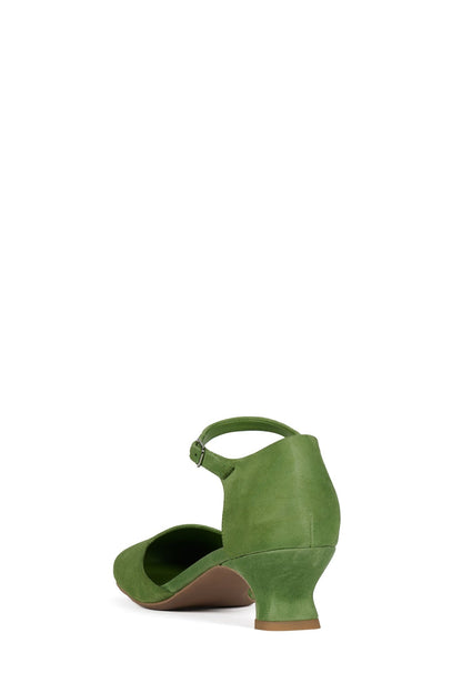 SCHOOLED - Green Suede | Jeffrey Campbell