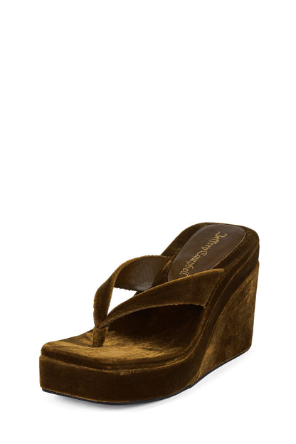 HEY-BABE - Mustard Velvet | Jeffrey Campbell