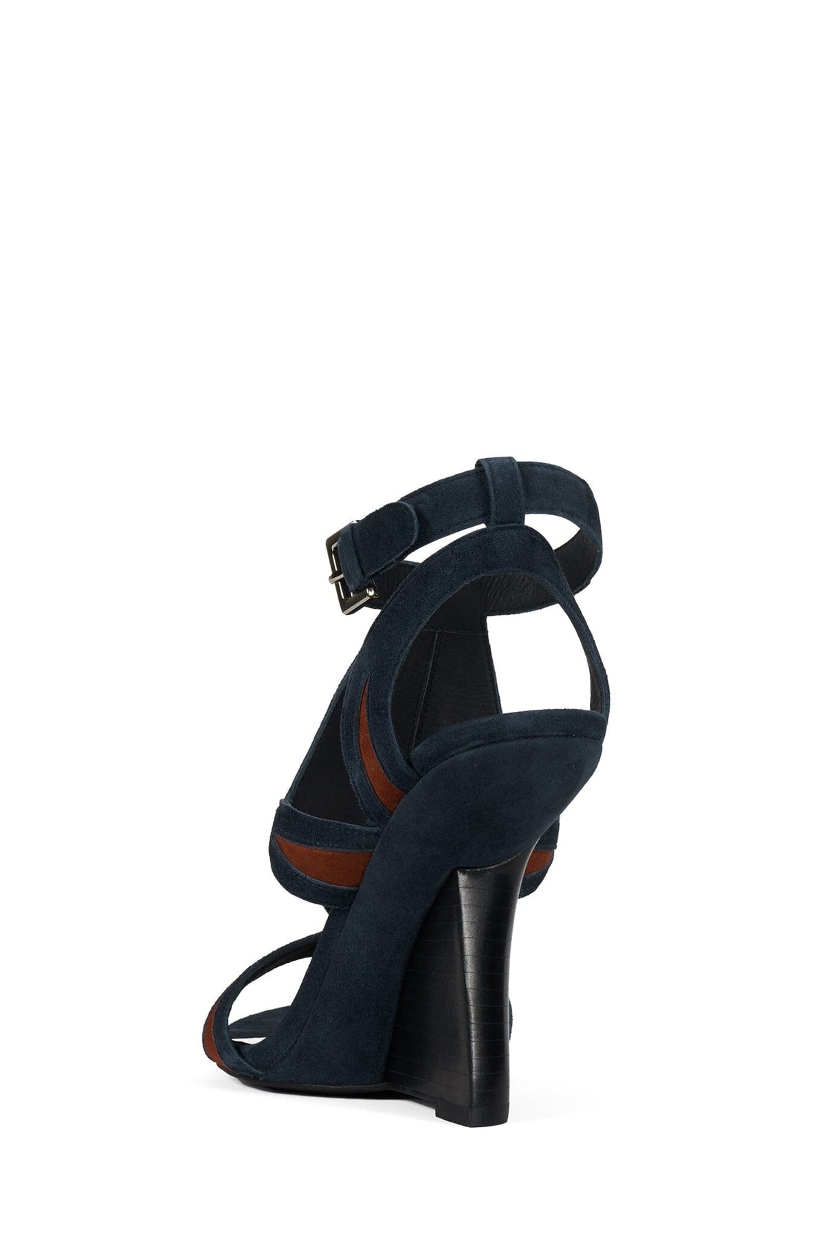 TAM-TAM - Navy Suede Orange | Jeffrey Campbell