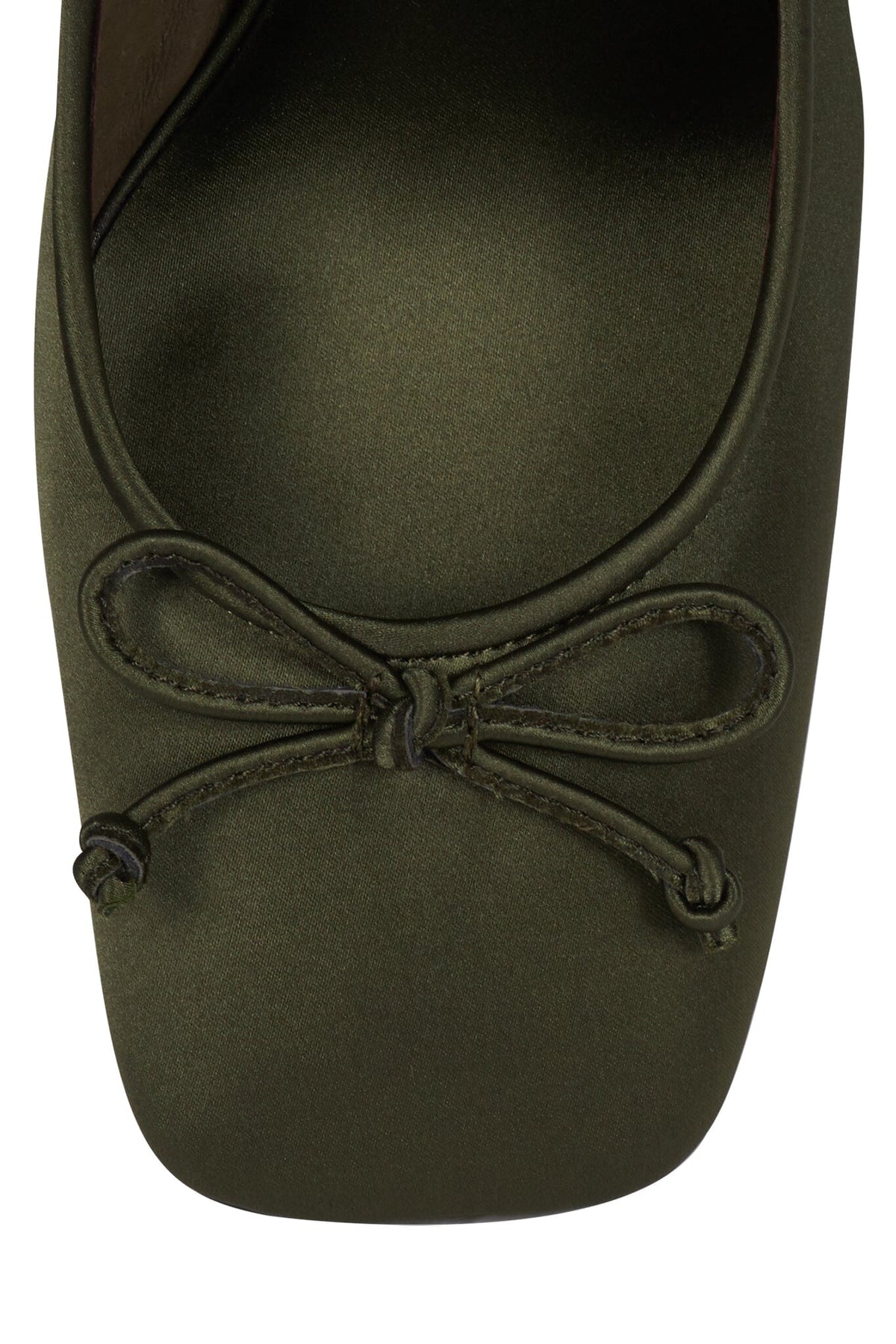 EFFACE Ballet Heels - Khaki Satin Combo | Jeffrey Campbell