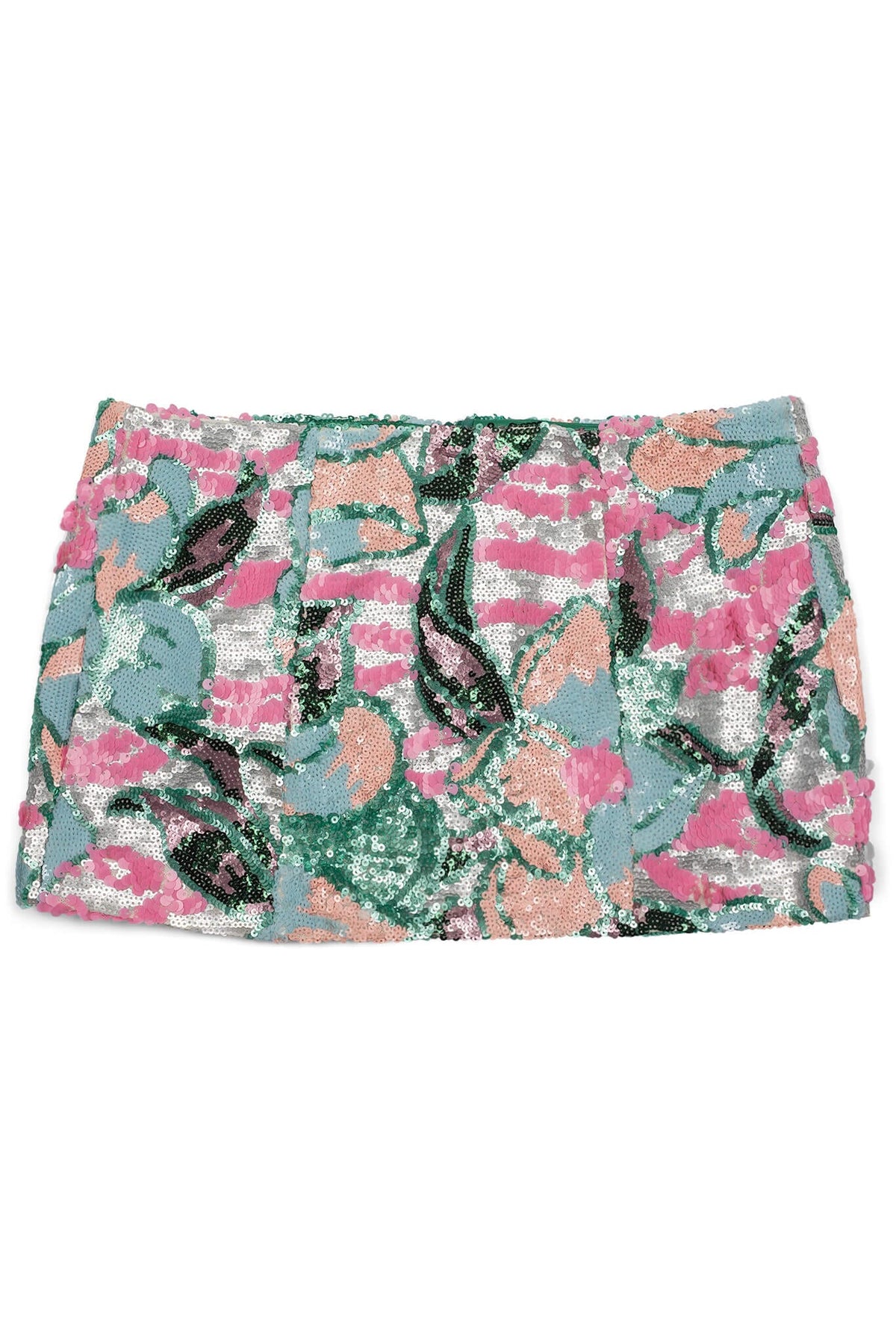 MAISY-SEQ SKIRT - Teal Multi | Jeffrey Campbell