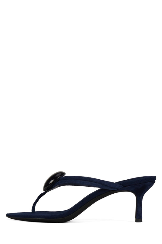 NIMORA - Navy Suede Combo | Jeffrey Campbell