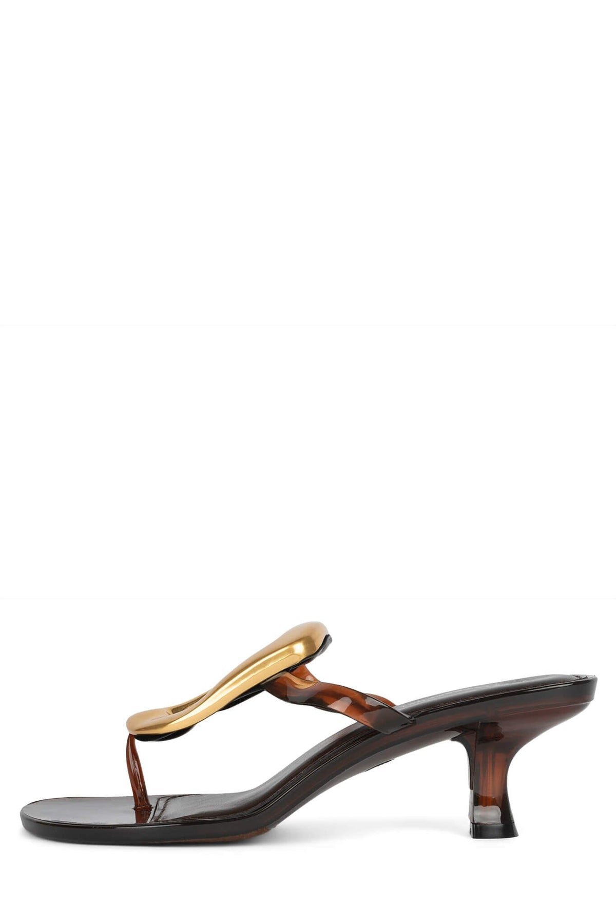 LINQ-UP-J - Brown Shiny Gold | Jeffrey Campbell