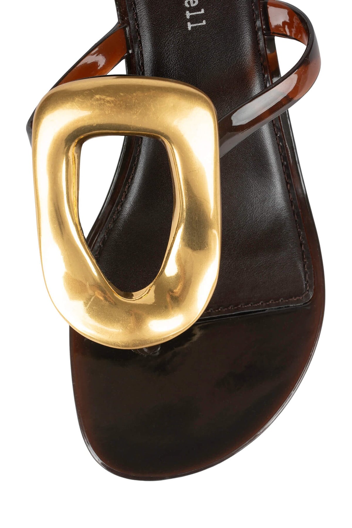 LINQ-UP-J - Brown Shiny Gold | Jeffrey Campbell