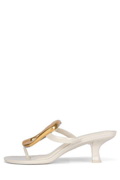 LINQ-UP-J - Brown Shiny Gold | Jeffrey Campbell