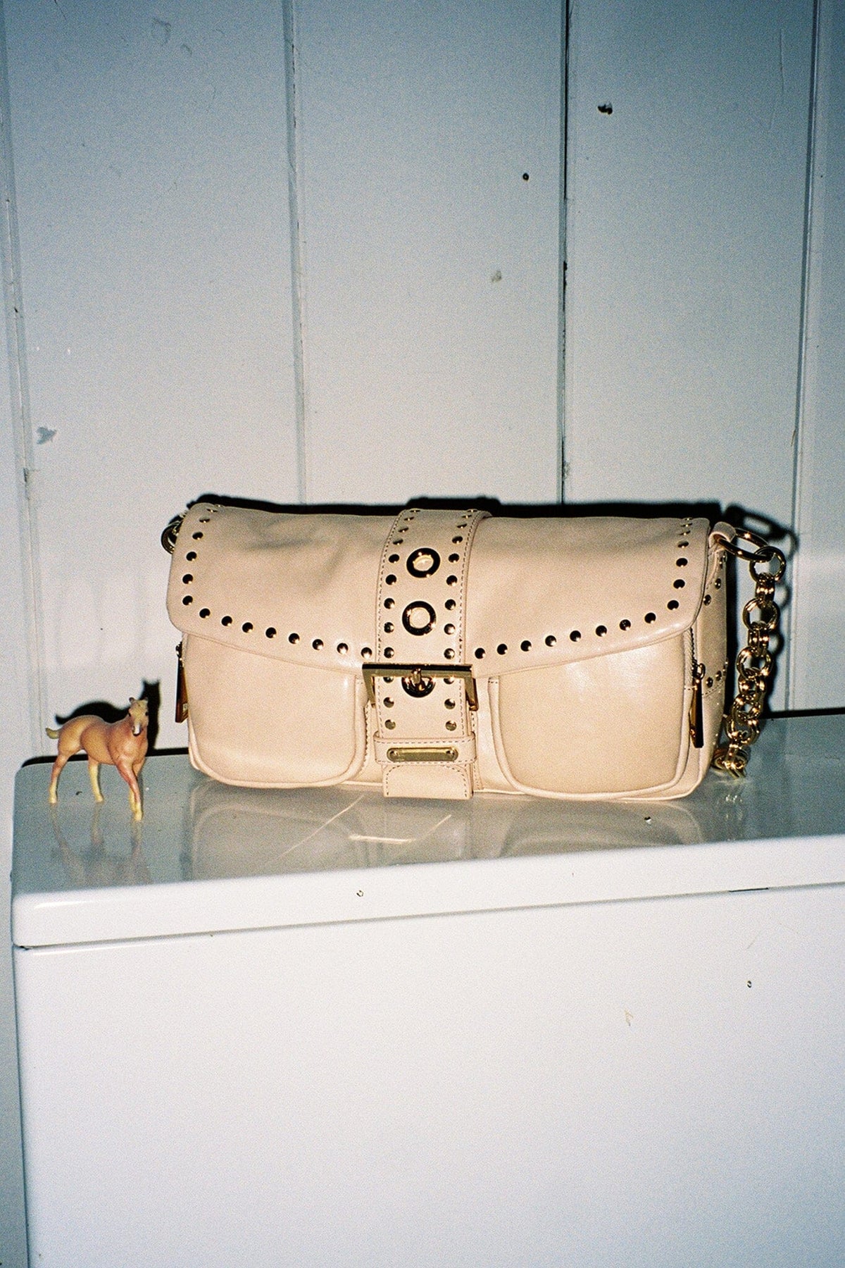 NIGHT-OUT Shoulder Bag - Natural | Jeffrey Campbell