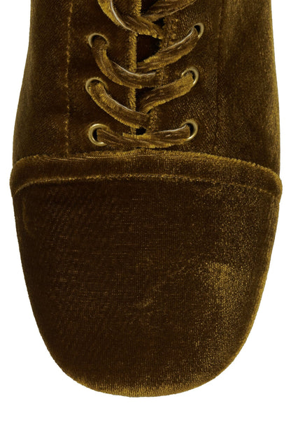 FRANCINE - Khaki Velvet | Jeffrey Campbell