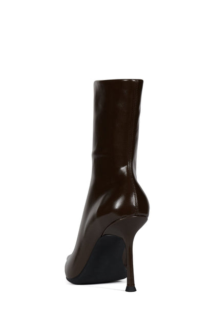 DARING-2 Ankle Bootie - Dark Brown | Jeffrey Campbell
