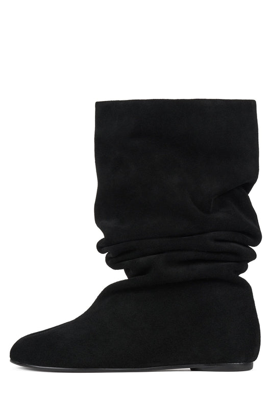 HERRING Slouch Boots - Black Suede | Jeffrey Campbell
