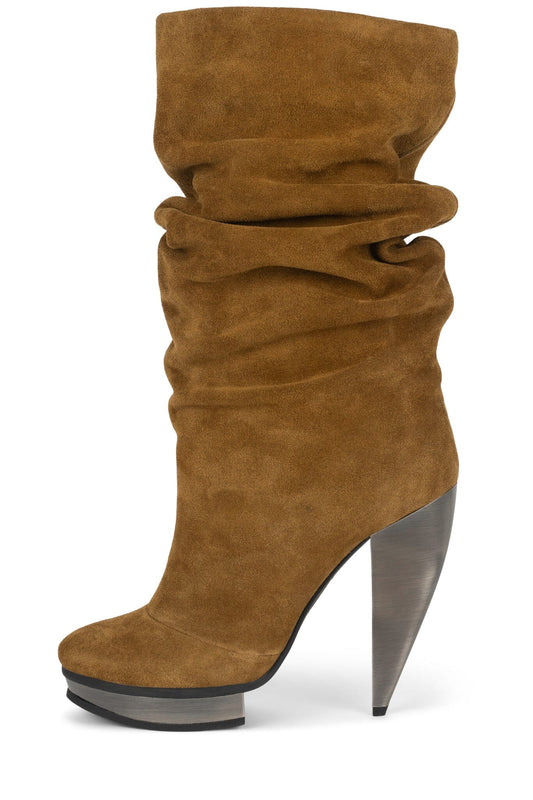 SLAY - Olive Suede | Jeffrey Campbell