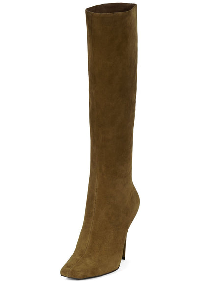 SUSANNA-K - Khaki Suede | Jeffrey Campbell
