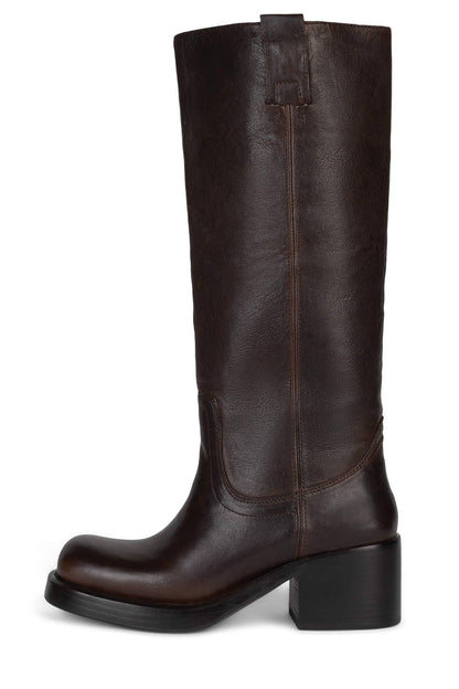 REFLECT-HI Knee-High Boot - Brown Brown | Jeffrey Campbell
