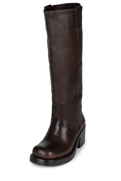 REFLECT-HI Knee-High Boot - Brown Brown | Jeffrey Campbell