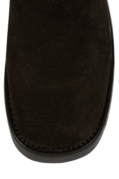 REFLECT-HI Knee-High Boot - Brown Suede | Jeffrey Campbell