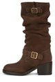Brown Suede