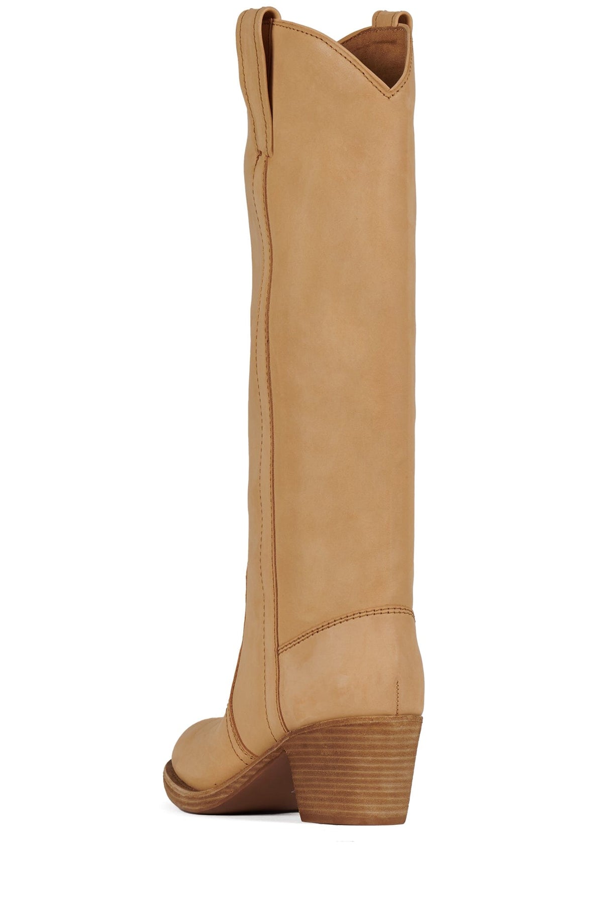 BLESSIE Knee-High Boot - Natural Distressed | Jeffrey Campbell