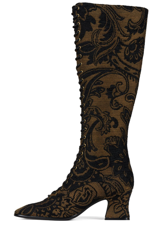 DAMIEN-T - Dark Brown Tapestry | Jeffrey Campbell
