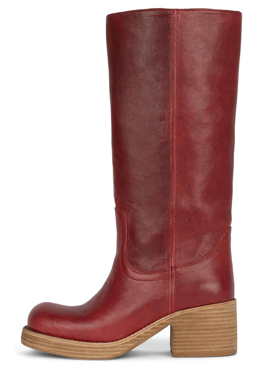 REFLECT-TN Heeled Boot - Red | Jeffrey Campbell