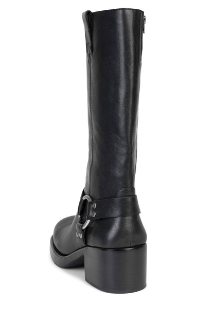 MIRROIRE Knee-High Boots - Black | Jeffrey Campbell