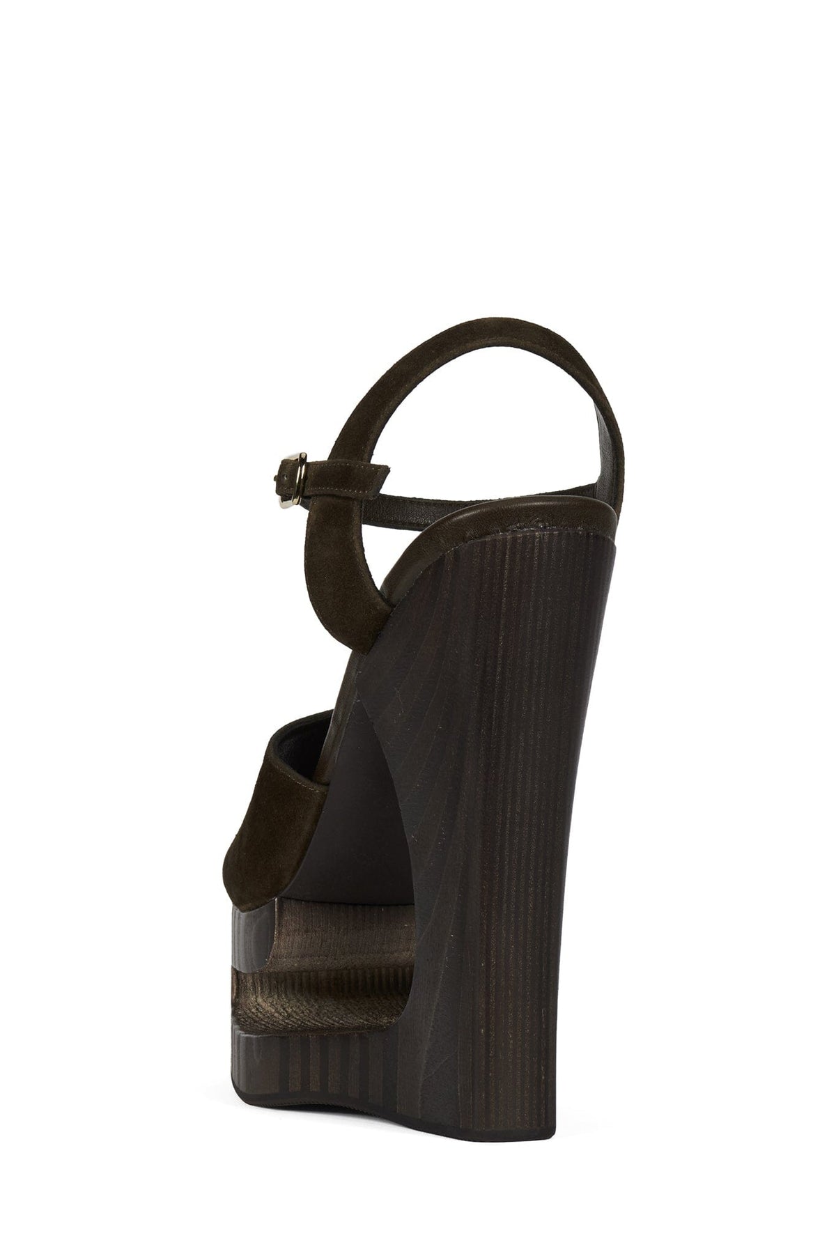 FLAG-GIRL Platform Sandal - Brown Suede | Jeffrey Campbell