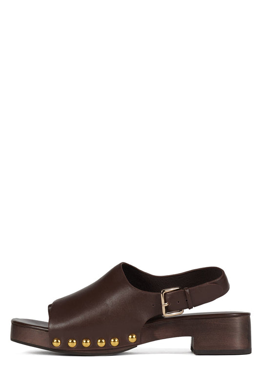PIPPER Heeled Sandal - Coffee | Jeffrey Campbell