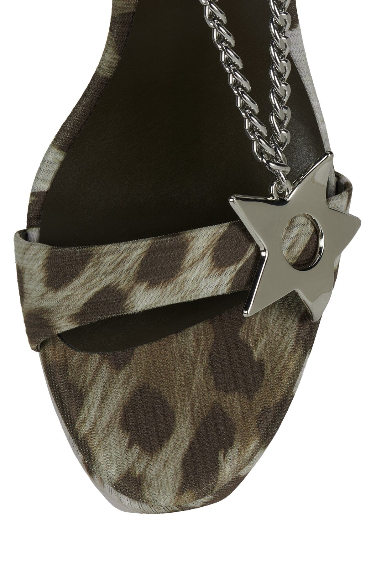 HOTTIE - Green Cheetah Silver | Jeffrey Campbell