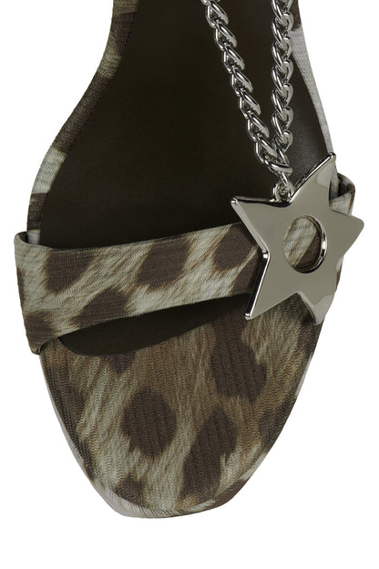 HOTTIE - Green Cheetah Silver | Jeffrey Campbell