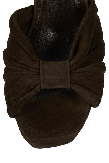 DALIDA Platform Sandal - Espresso Suede | Jeffrey Campbell
