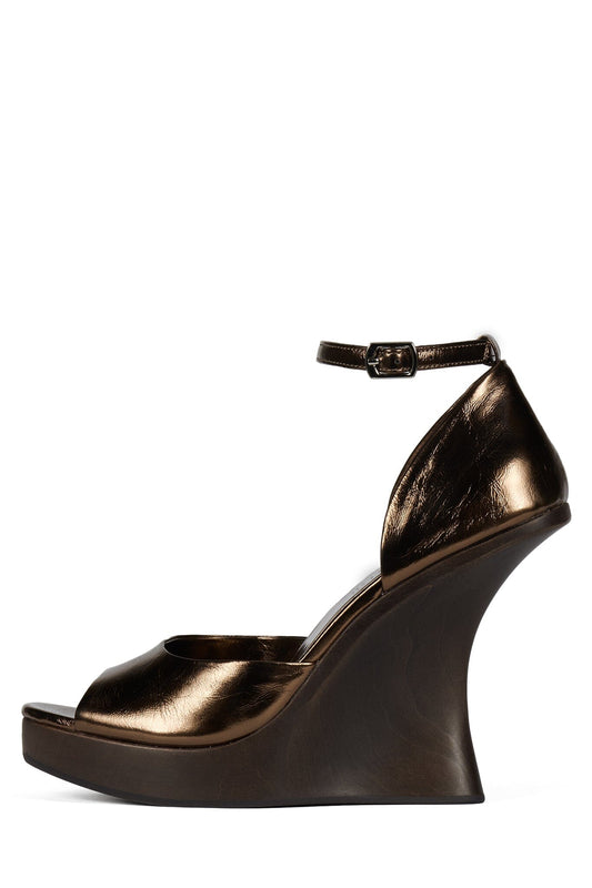 PLEASING - Bronze Crinkle Brown | Jeffrey Campbell