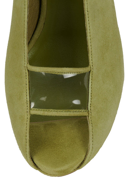 TECHNICAL - Chartreuse Suede | Jeffrey Campbell