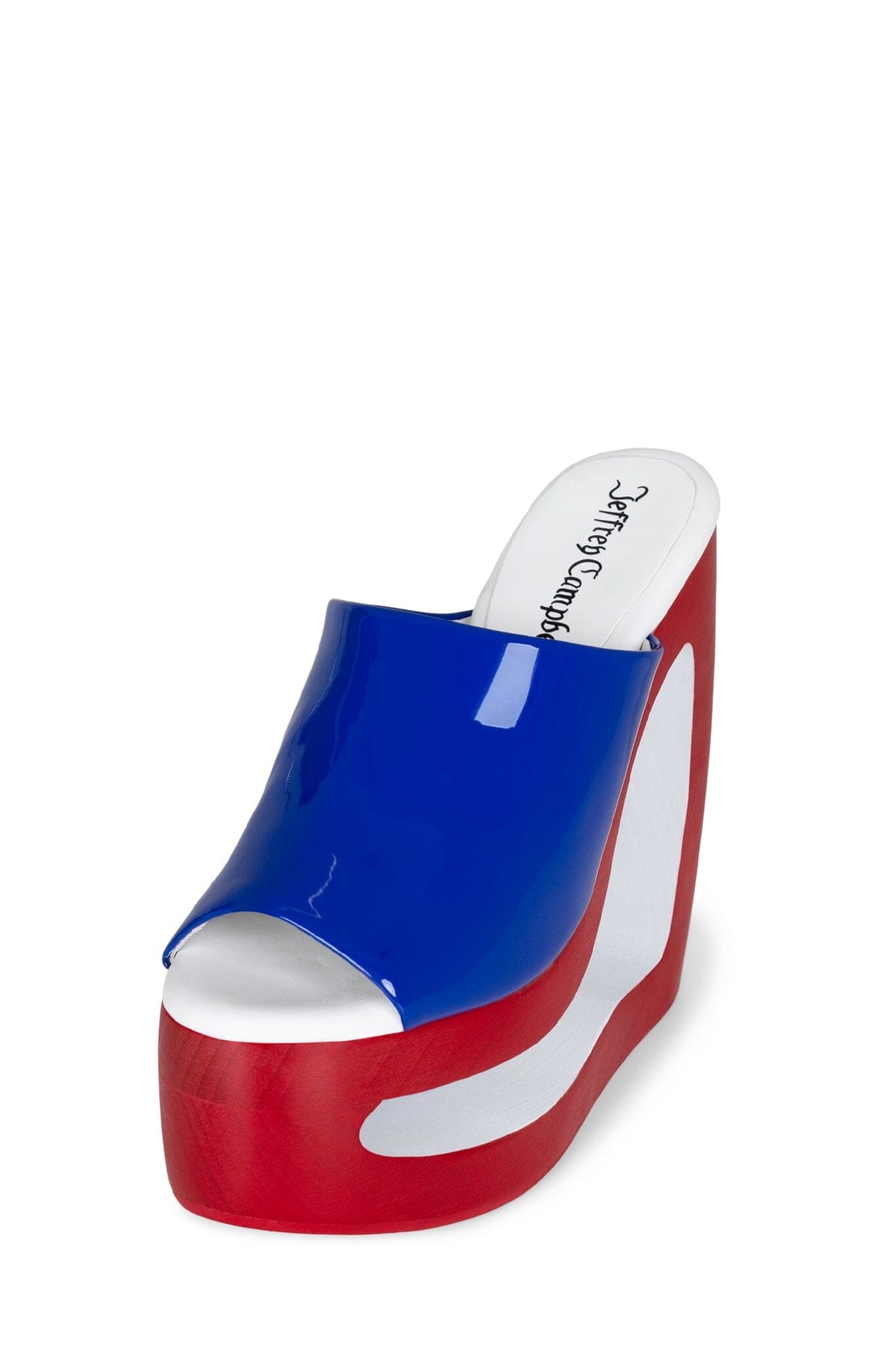 BLAZER-2 - Blue Patent White | Jeffrey Campbell