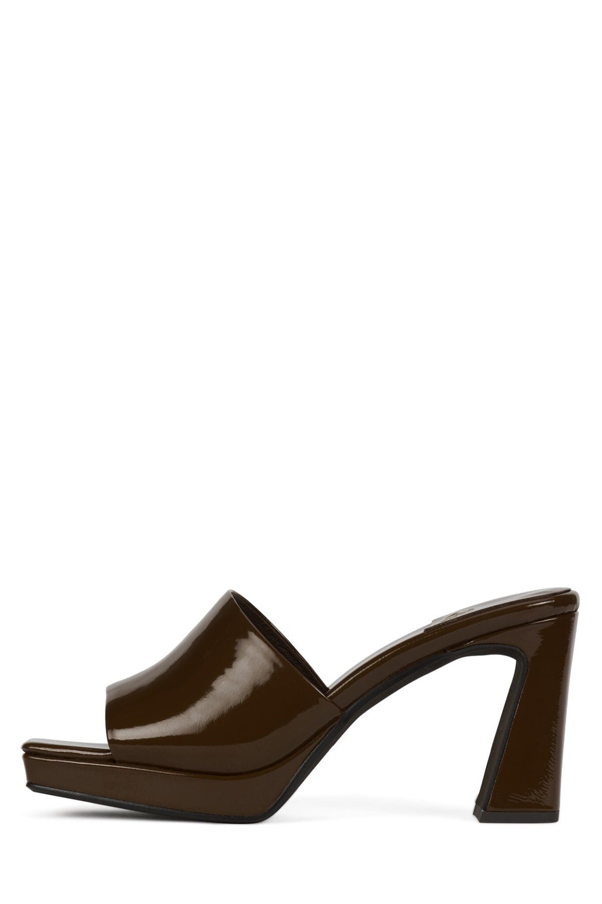 DRESS-CODE - Dark Brown Patent | Jeffrey Campbell