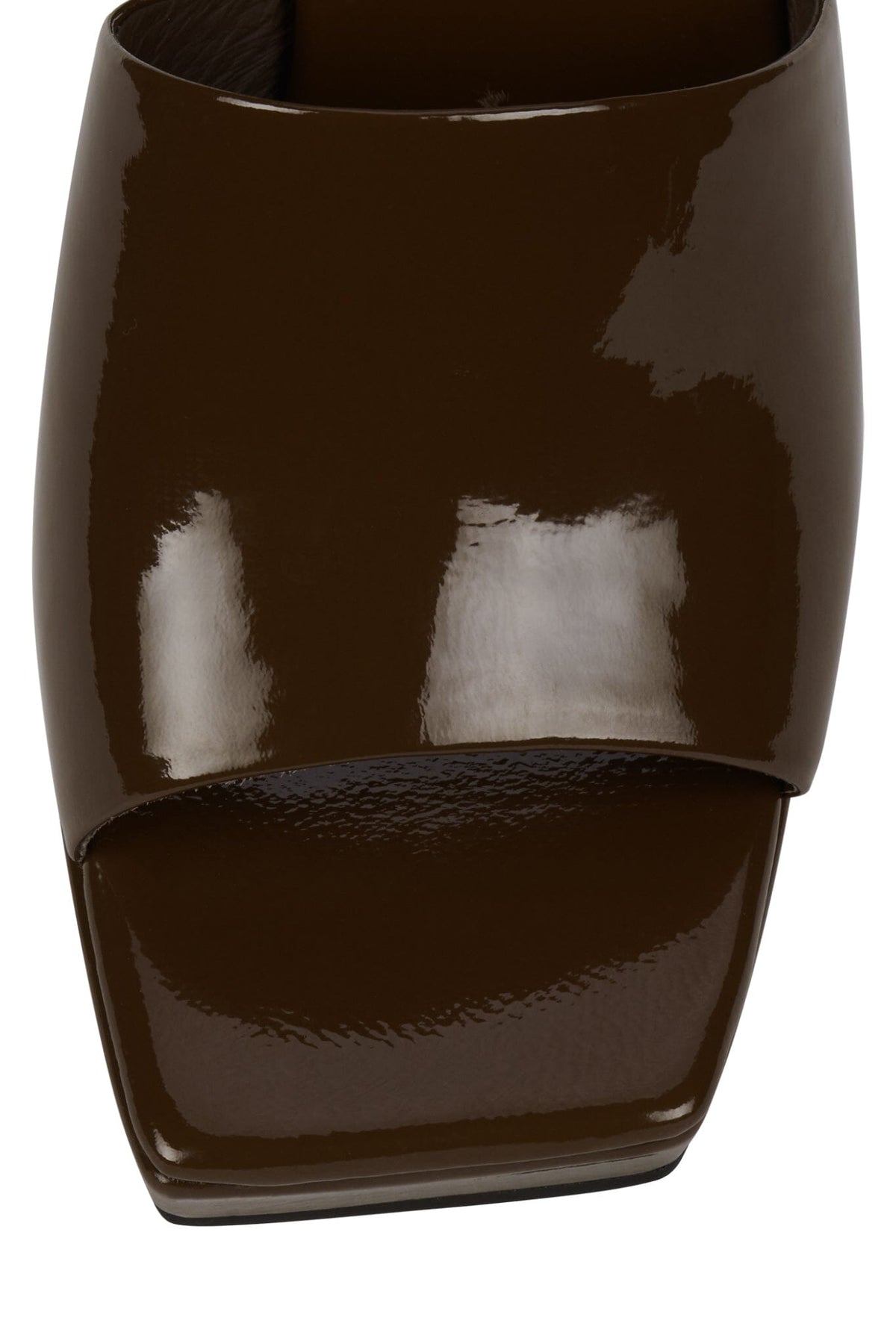 DRESS-CODE - Dark Brown Patent | Jeffrey Campbell