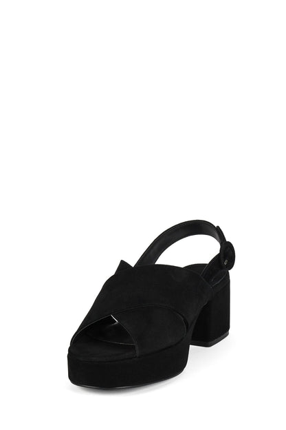 ZENTRA - Black Suede | Jeffrey Campbell