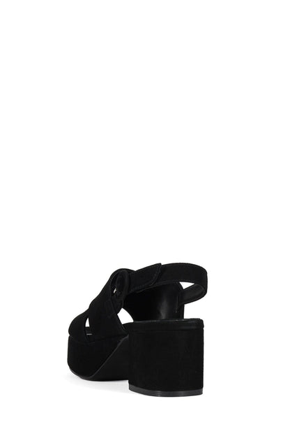 ZENTRA - Black Suede | Jeffrey Campbell