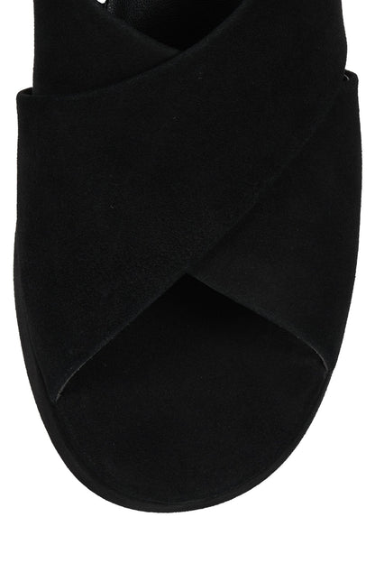 ZENTRA - Black Suede | Jeffrey Campbell