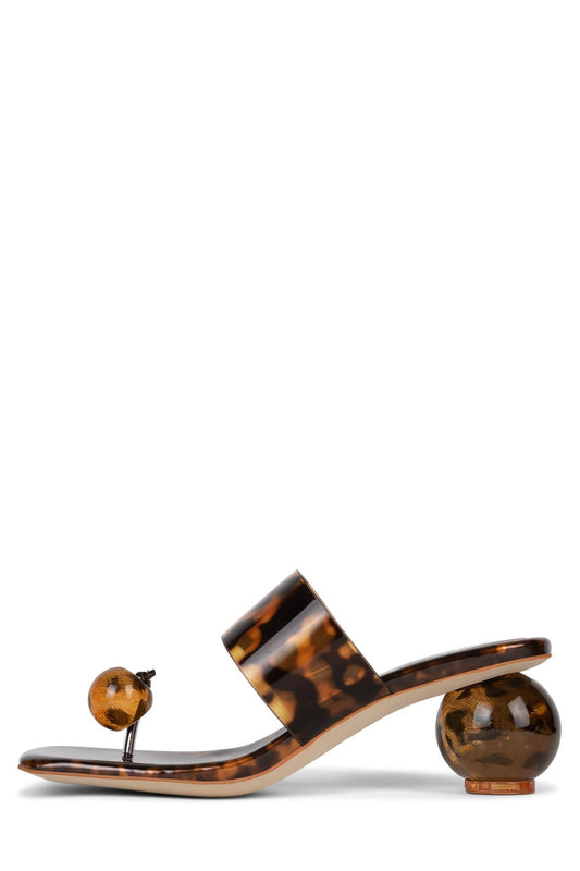 LATUS Heeled Sandal - Tortoise | Jeffrey Campbell