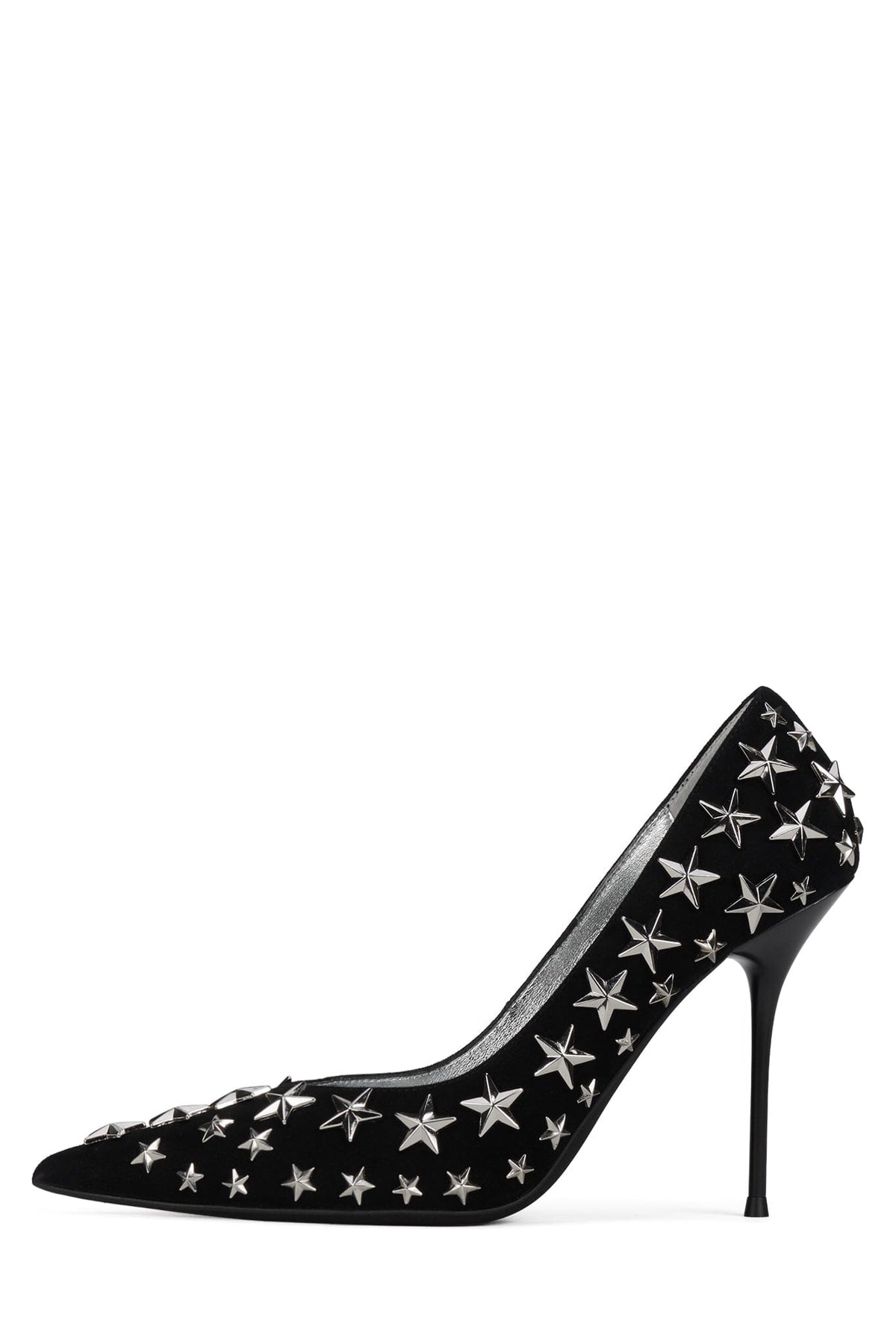 STRPWR-HI - Black Suede Silver | Jeffrey Campbell