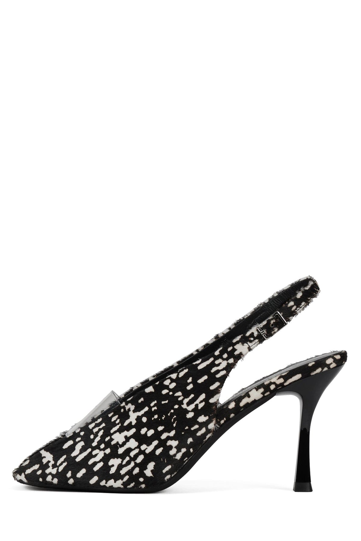PATRIZIA-F - Black White Dot Clear | Jeffrey Campbell
