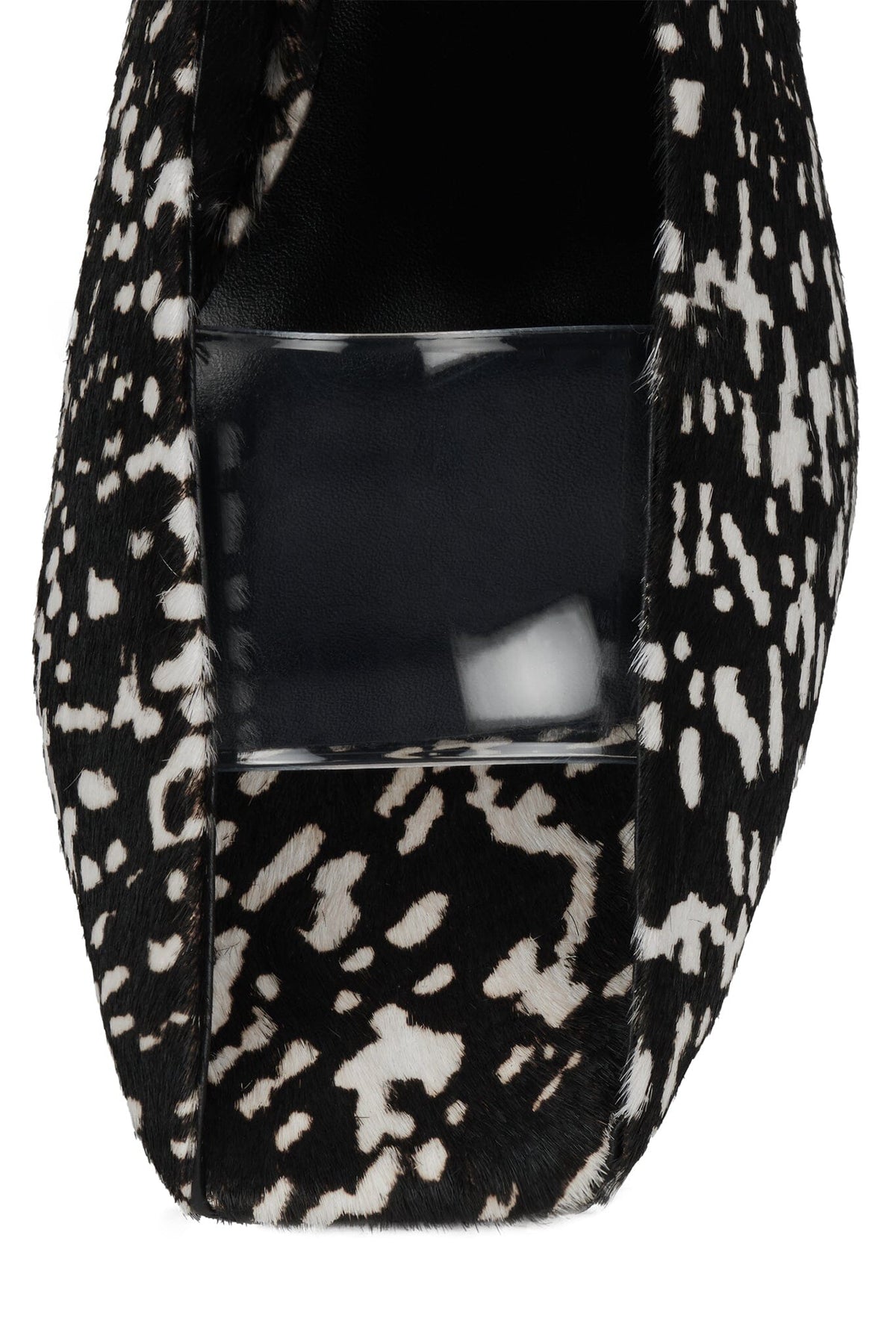 PATRIZIA-F - Black White Dot Clear | Jeffrey Campbell