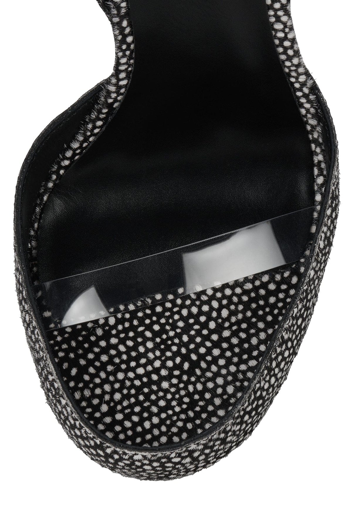 GOUACHE-F - Black White Dot Clear | Jeffrey Campbell