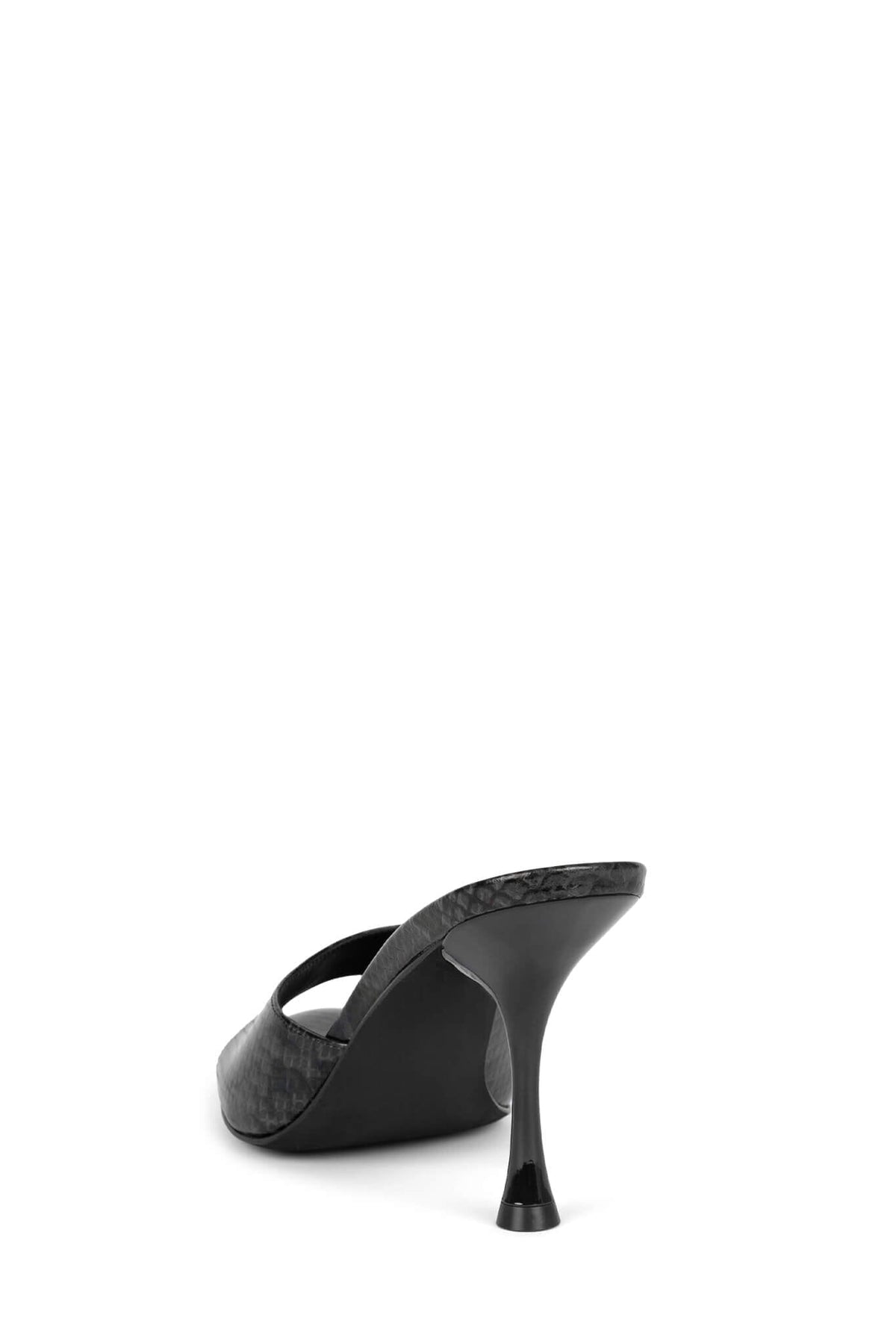 AGENT Heeled Sandal - Grey Black Python | Jeffrey Campbell