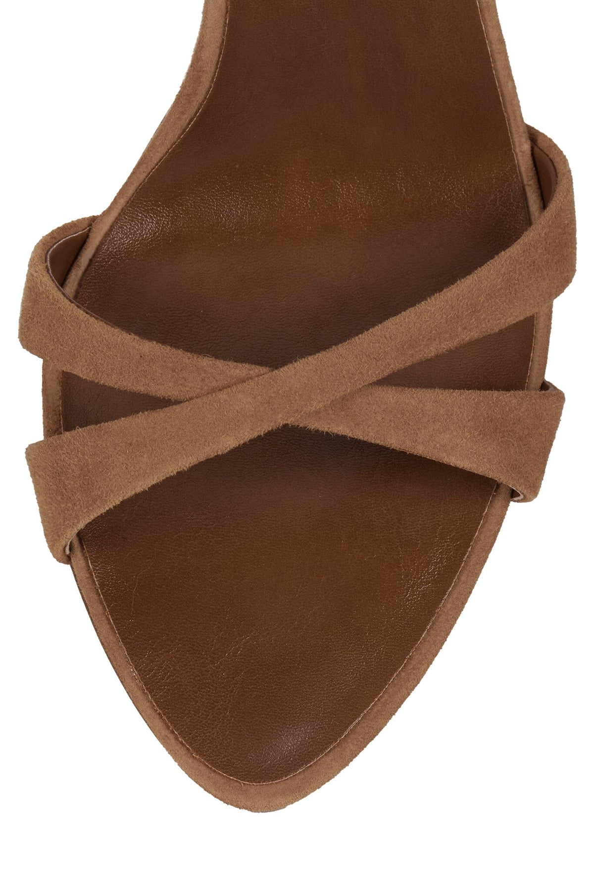 MARIELLE Heeled Sandal - Tan Suede | Jeffrey Campbell
